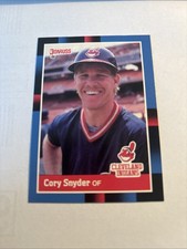 1988 Donruss - Cory Snyder #350 Cleveland Indians Brigham Young University