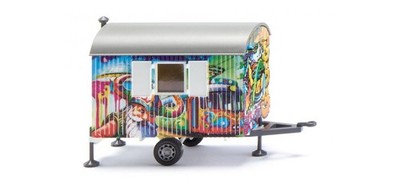 *Wiking 065609 Bauwagen Graffiti Decor Spur H0 1:87