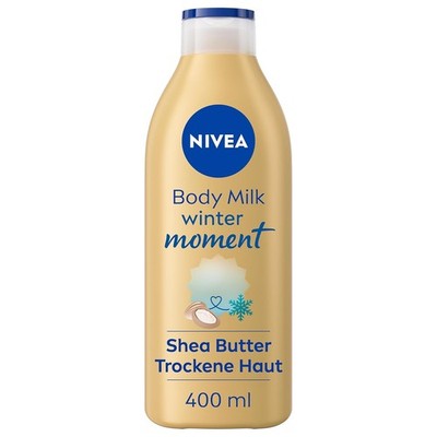 Nivea Body Milk Winter Moment 400ml Sheabutter Winterduft Körperlotion 72h