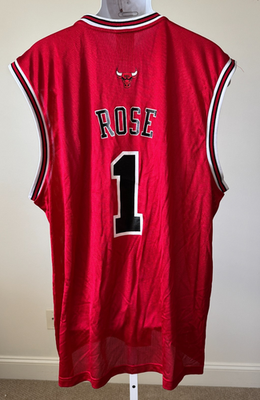 Chicago Bulls NBA Adult XL Jersey Adidas Derrick Rose #1 Style