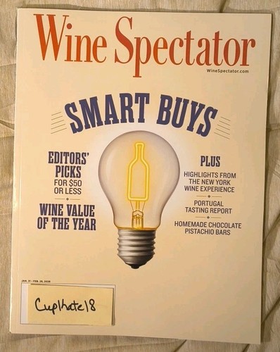 WINE SPECTATOR Magazine Jan January 31 2026 Value of the Year Editors Picks NEW
