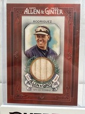 2022 Topps Allen & Ginter - Mini Framed Relics Alex Rodriguez #MFR-AR (MEM)