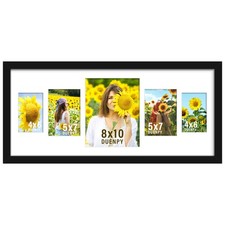 12x28 Collage Picture Frames Display One 8x10 Inch and Two 5x7 and Two 4x6 Ph...