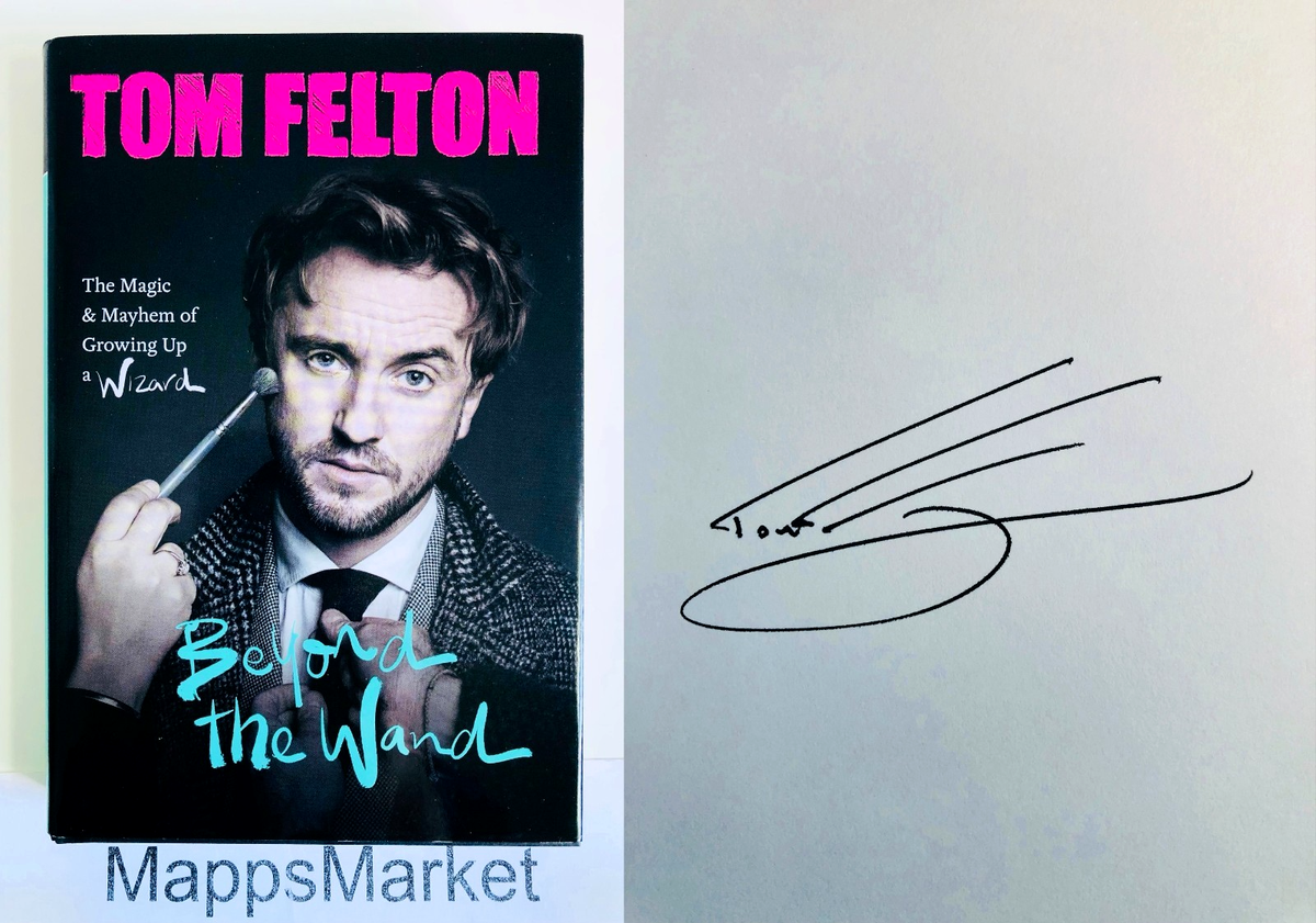 【サイン入り】Beyond the Wand: Tom Felton Tom Felton Beyond the Wand Signed Book Harry Potter Wizard