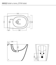 Sanitari bagno moderni filo muro a terra pavimento Eva Axa grigio matt opaco