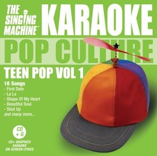 KARAOKE: TEEN POP 1 - V/A - CD - KARAOKE -  EXCELLENT CONDITION 