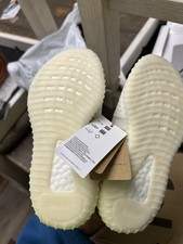 ADIDAS Yeezy Boost 350 V2 Sneaker Kids Size US 12 Bone