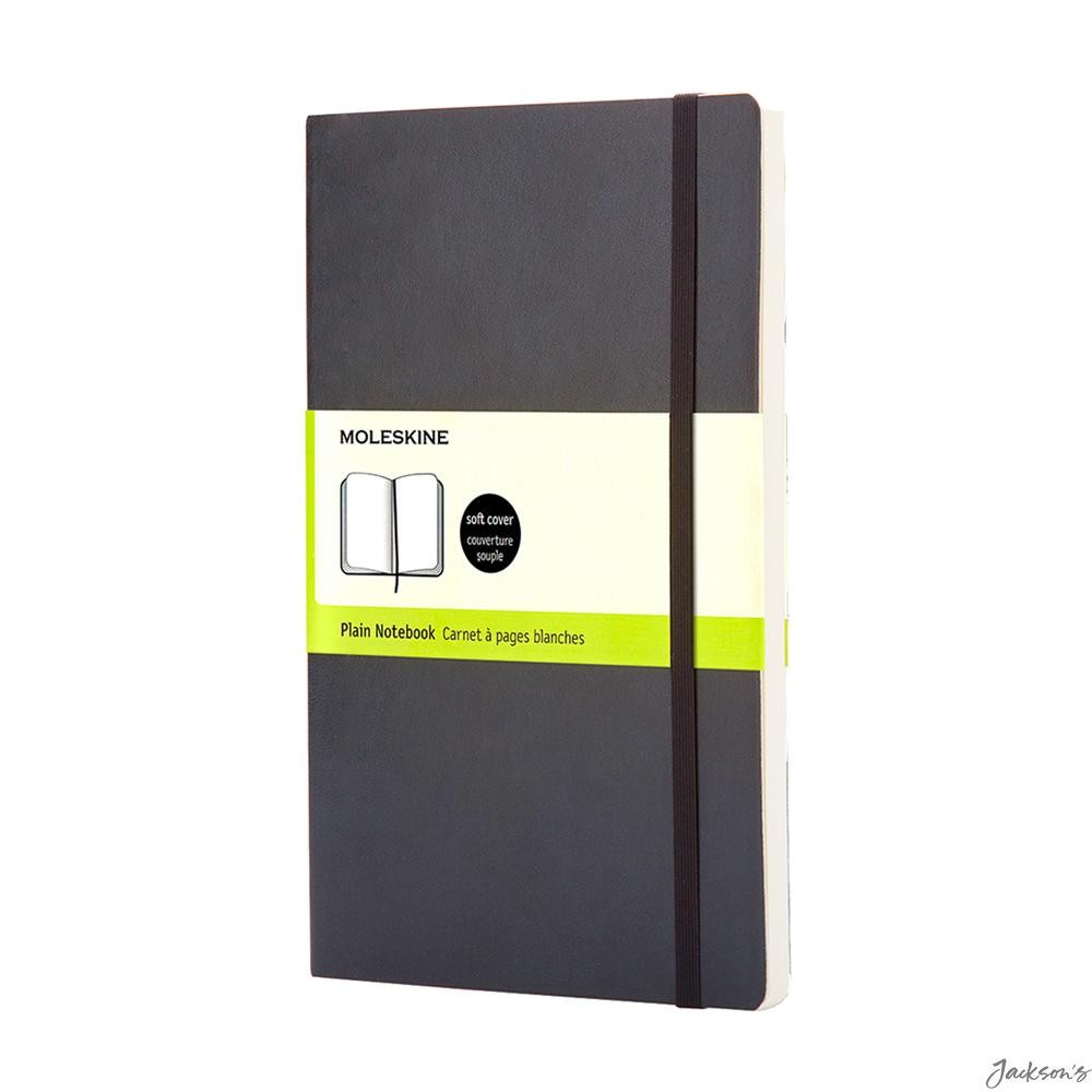 Moleskine Pocket Plain Notebook Hard Cover 9x14cm 192 Pages Black