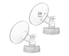 2 Pack 24mm Flange Compatible with Spectra S1 S2 9 Plus Synergy Gold Breastpump