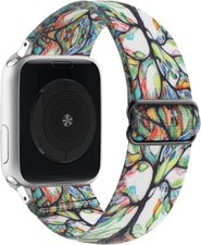 Adjustable Elastic Watch Band Compatible with Apple Watch 38mm 40mm 41mm, Nylon