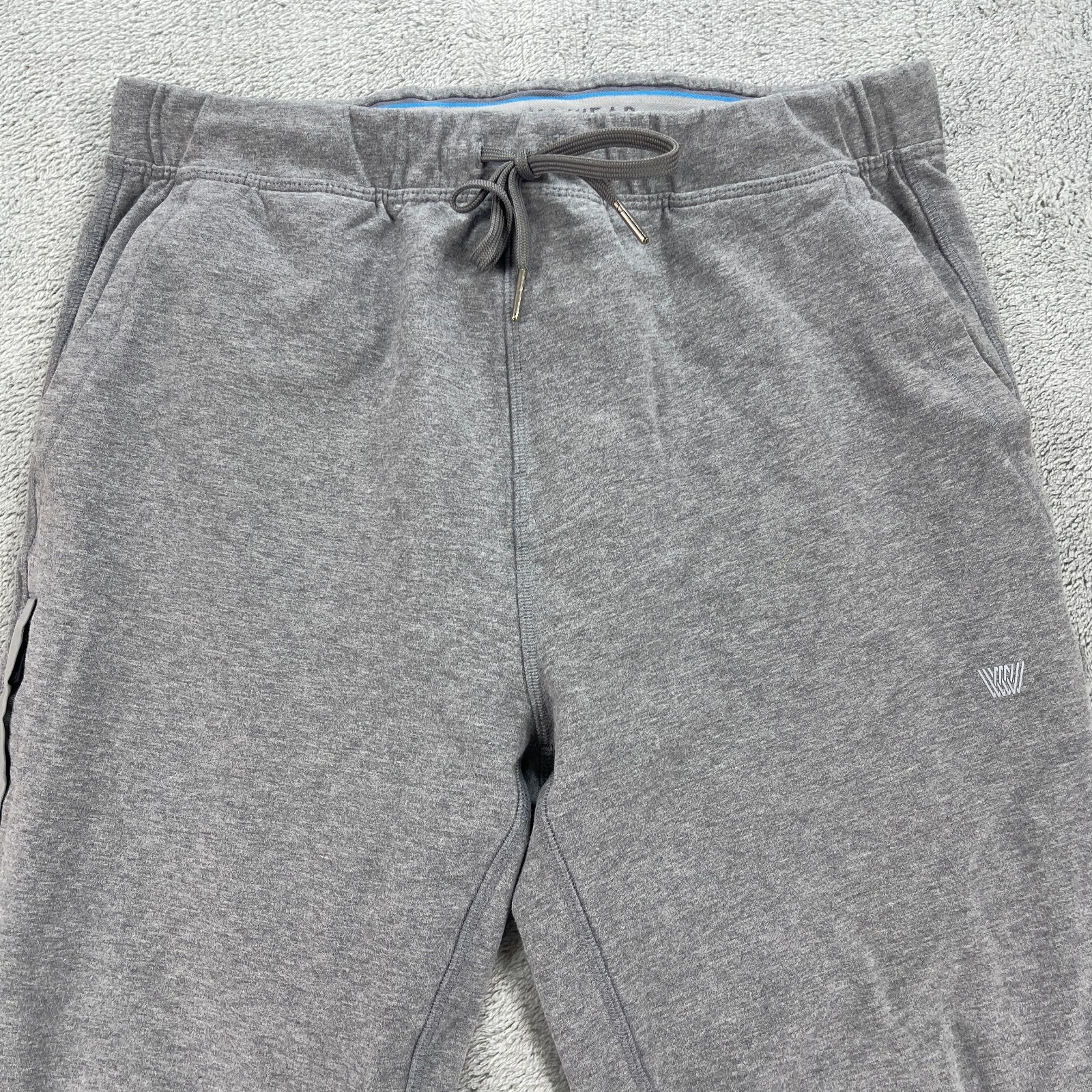 Mack Weldon For Daily Wear Sweatpants Mens Medium Heather Gray Cotton Mid Rise