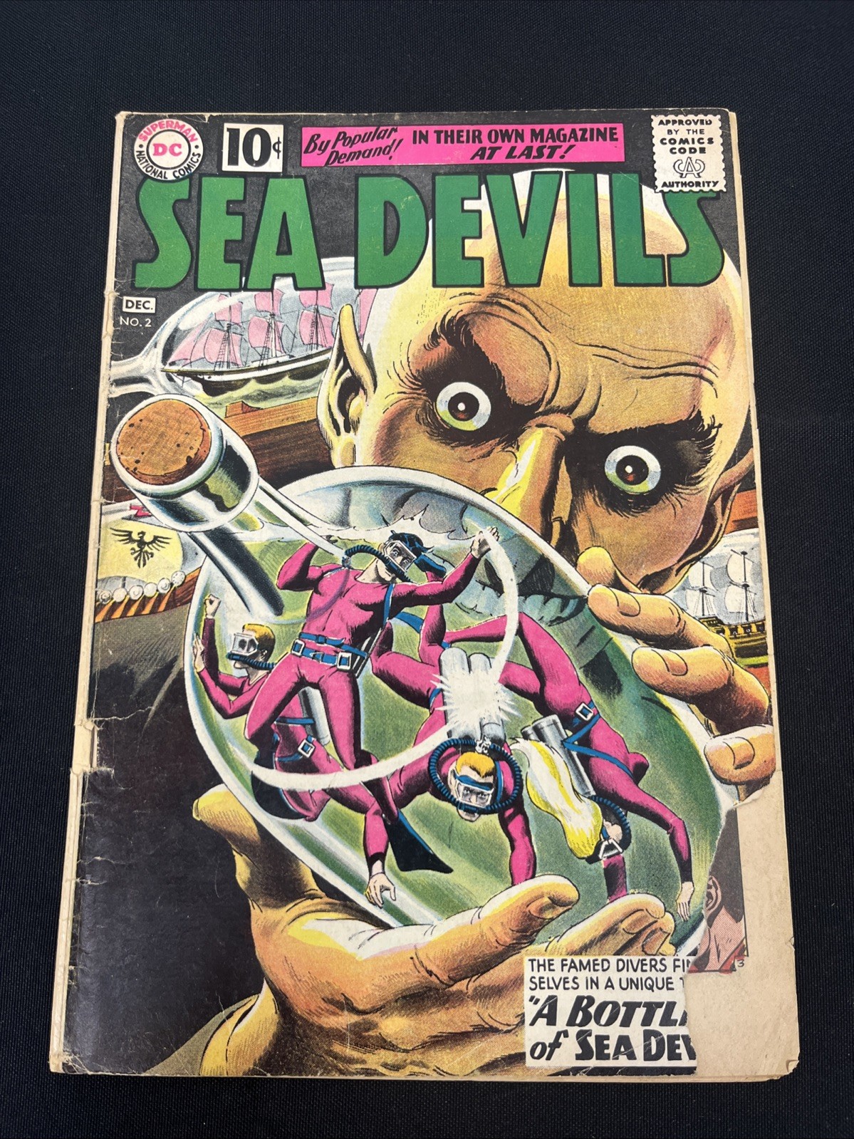 1961 Sea Devils #2 POOR .5 Missing 1st Wrap Incomplete Cover Detached
