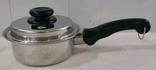Saladmaster System 7 Surgical Stainless Steel Cookware 1 Qt Quart PAN & LID 