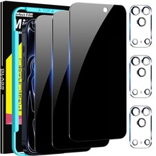 3 Pack Privacy Screen Protector for iPhone 17 Case Friendly Private Film, 3...