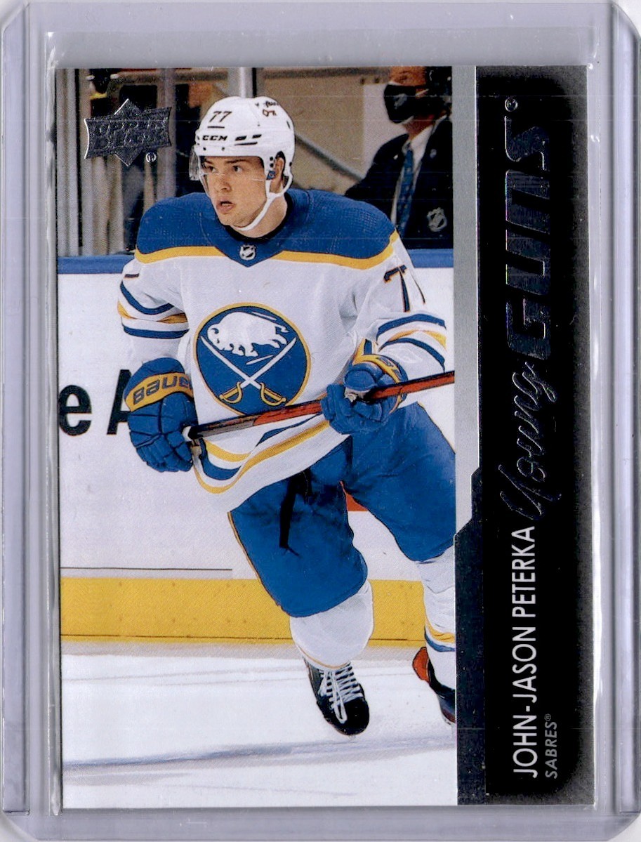 John-Jason Peterka #711 Young Guns 2021-22 Upper Deck Hockey  RC Buffalo Sabres