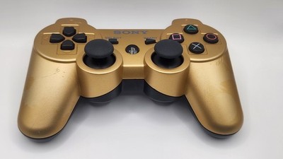 OEM Sony Playstation 3 PS3 controller Yakuza Gold (no stickers) Clean & Working
