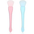 2PCS Silikon Gesichtsmasken Pinsel, Maskenpinsel Silikon Schlamm Maske Applikato