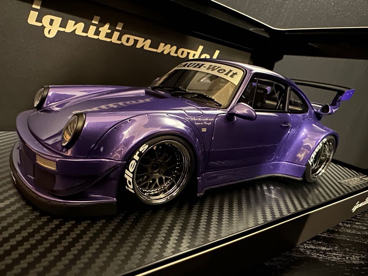 Ignition Model 1/18 RWB Porsche 930 Purple RAUH-Welt BEGRIFF