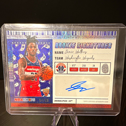 Topps NBA Hoops 2025-26 Jamir Watkins Rookie Signatures HRS-JW /99 RC Auto