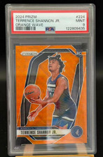 Terrence Shannon Jr 2024-25 Panini Prizm 42/60 Orange Wave RC #224 PSA 9