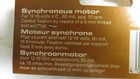 Vollmer Synchronmotor Motor - HO 4200 for 12-16 Volts A.C - NEW, Never Opened — photo 4