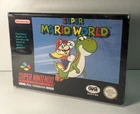 SUPER MARIO WORLD GIG IT VERSION SUPER NINTENDO SNES PAL SNSP-MW-ITA1 1991 USED