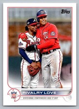 2022 Topps Update Juan Soto/ Ozzie Albies #US310 Rivalry Love