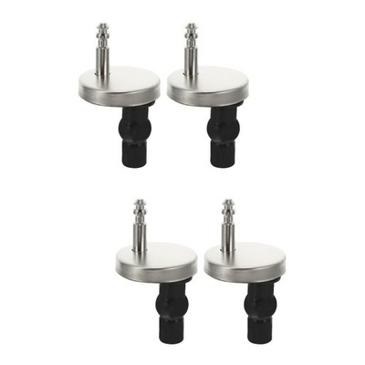 2 Pack Silver Toilet Seat Quick Release Hinge Hinges for Marinetoiler