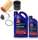 FOR CITROEN RELAY 2.2 HDi 2006-2017 AIR OIL FUEL FILTER & ENGINE OIL SERVICE KIT