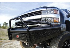Fab Fours Ch05-s1362-1 Black Steel Front Ranch Bumper 2 Stage Black Powder