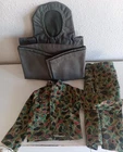 Vintage 1960's  GI JOE Camo Uniform Outfit Hasbro Hong Kong & Poncho Japan Set