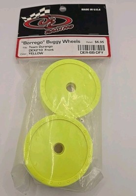 DE Racing Borrego Buggy Wheels Team Durango DEX210 Front Yellow DER-BB-DFY