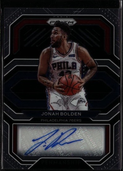 2020-21 Panini Prizm #PE-JBO Jonah Bolden Penmanship