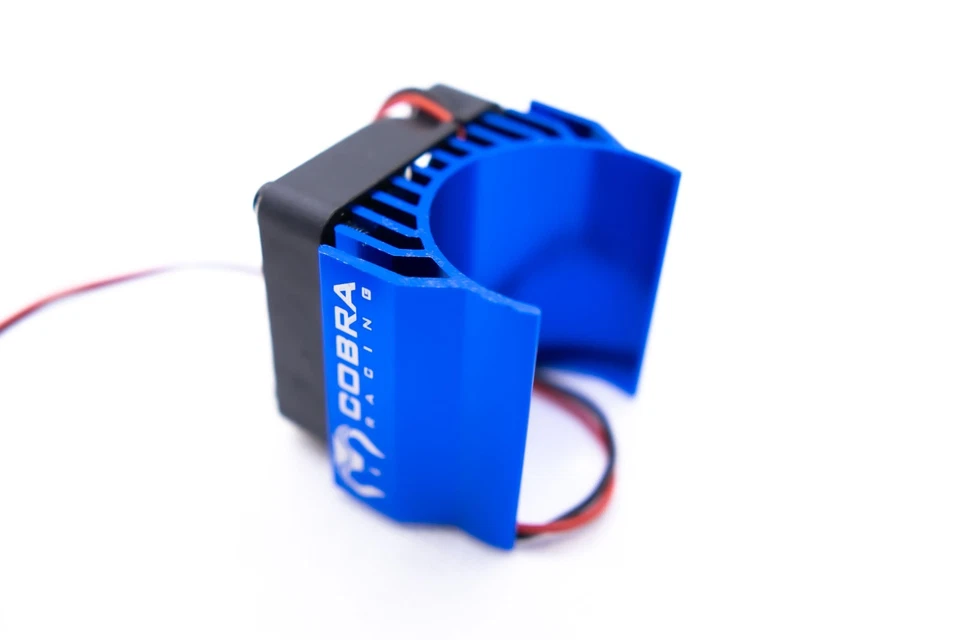 High-Performance Navy Blue RC Motor Cooling Fan for Traxxas, Arrma & More - Image 4 of 4