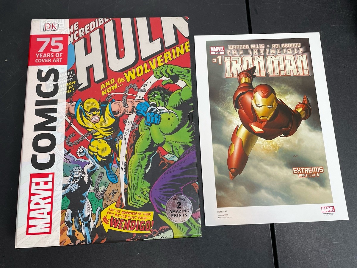 Marvel Comics 75 Years of Cover Art DK Hardcover Book Hulk 