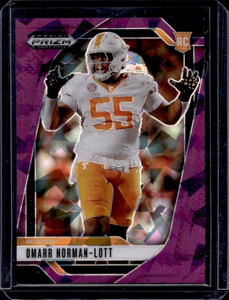 Omarr Norman-Lott Panini Prizm Draft Picks #120 Purple Ice