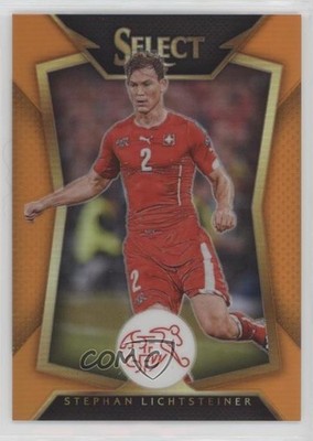 2015 Select Orange Prizm Stephan Lichtsteiner (Ball Back Photo Variation) 4t7