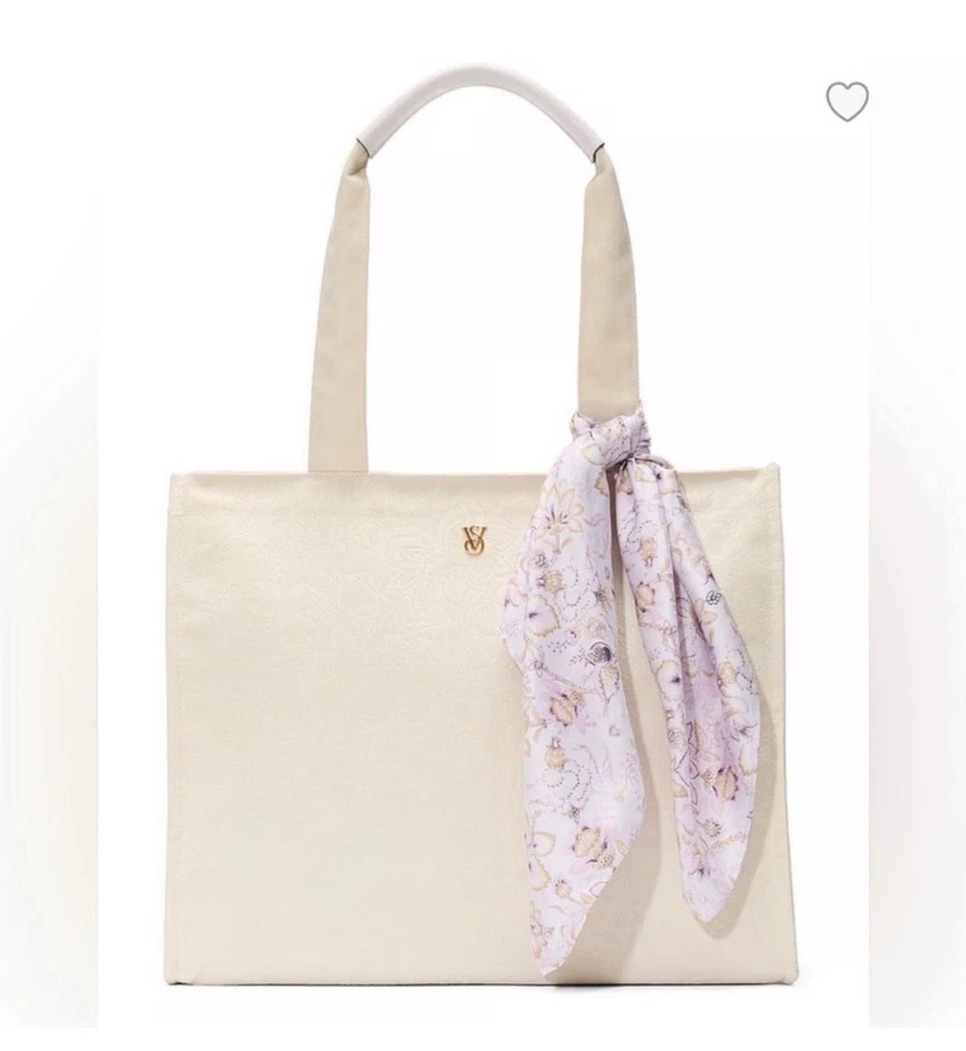 BOLSO DE MANO Y BUFANDA VICTORIA'S SECRET VS FORAL NUEVO CON ETIQUETAS 2 PIEZAS Foto 2 de 4