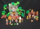 vintage Playmobil Aztec Temple 3015 & 3017 Incomplete But With Extras