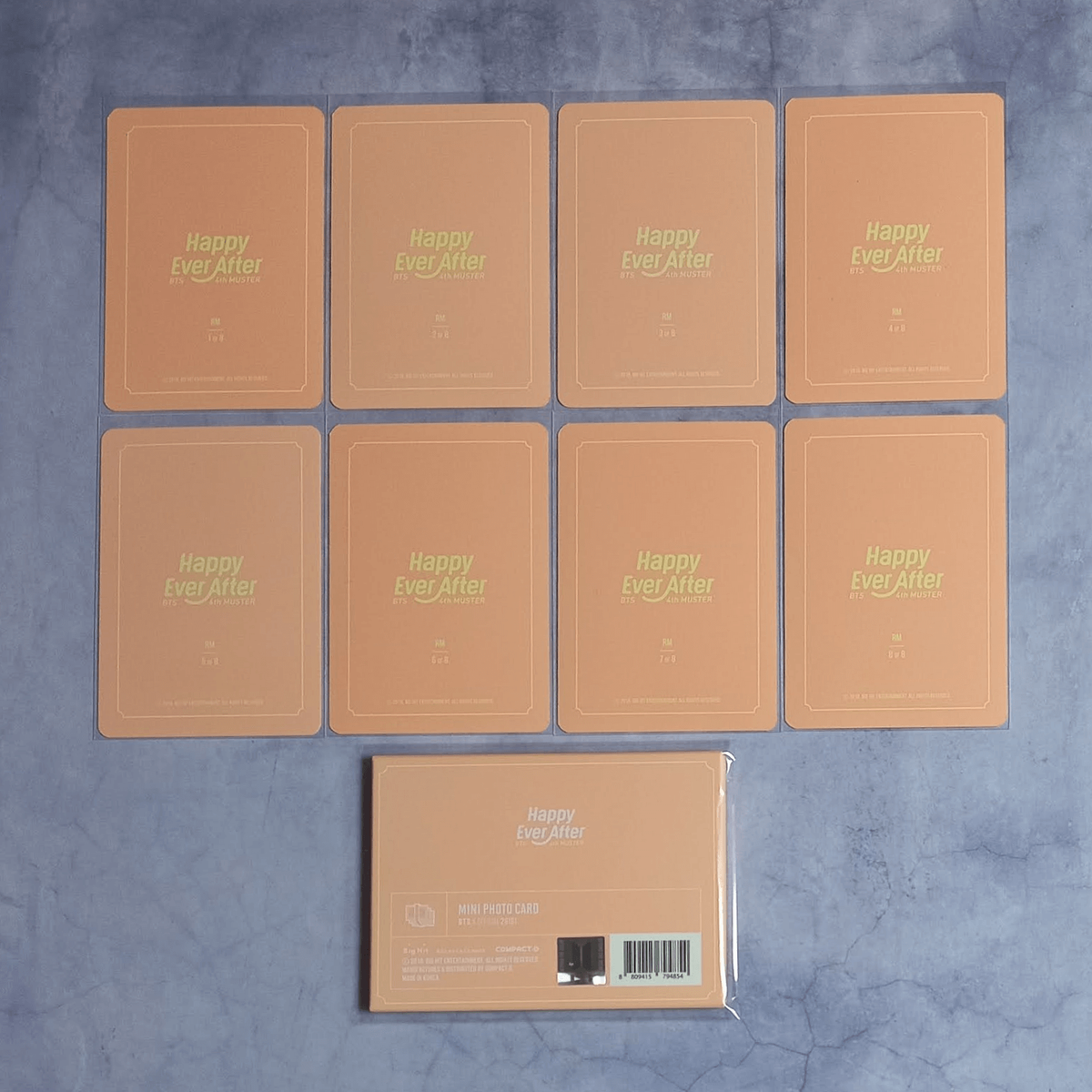 BTS 2018 4th Muster Seoul Happy Ever After Official Mini Photo