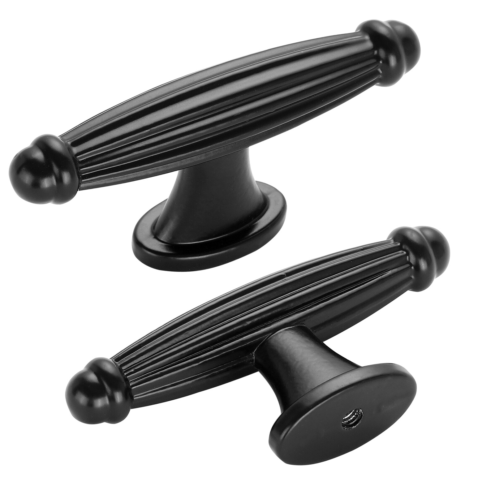Matte Black Kitchen Handles Antique Bronze Drop Bail Handle