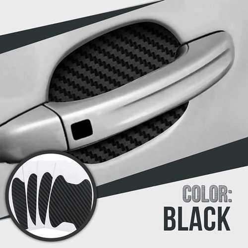 4/8X Carbon Fiber SUV Car Door Handle Protector Film Anti Scratch Sticker Decals - Picture 13 of 24
