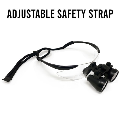 New Dental Loupes 3.5X-R Surgical Glasses Binocular Optical Black (US stock) - Picture 3 of 6