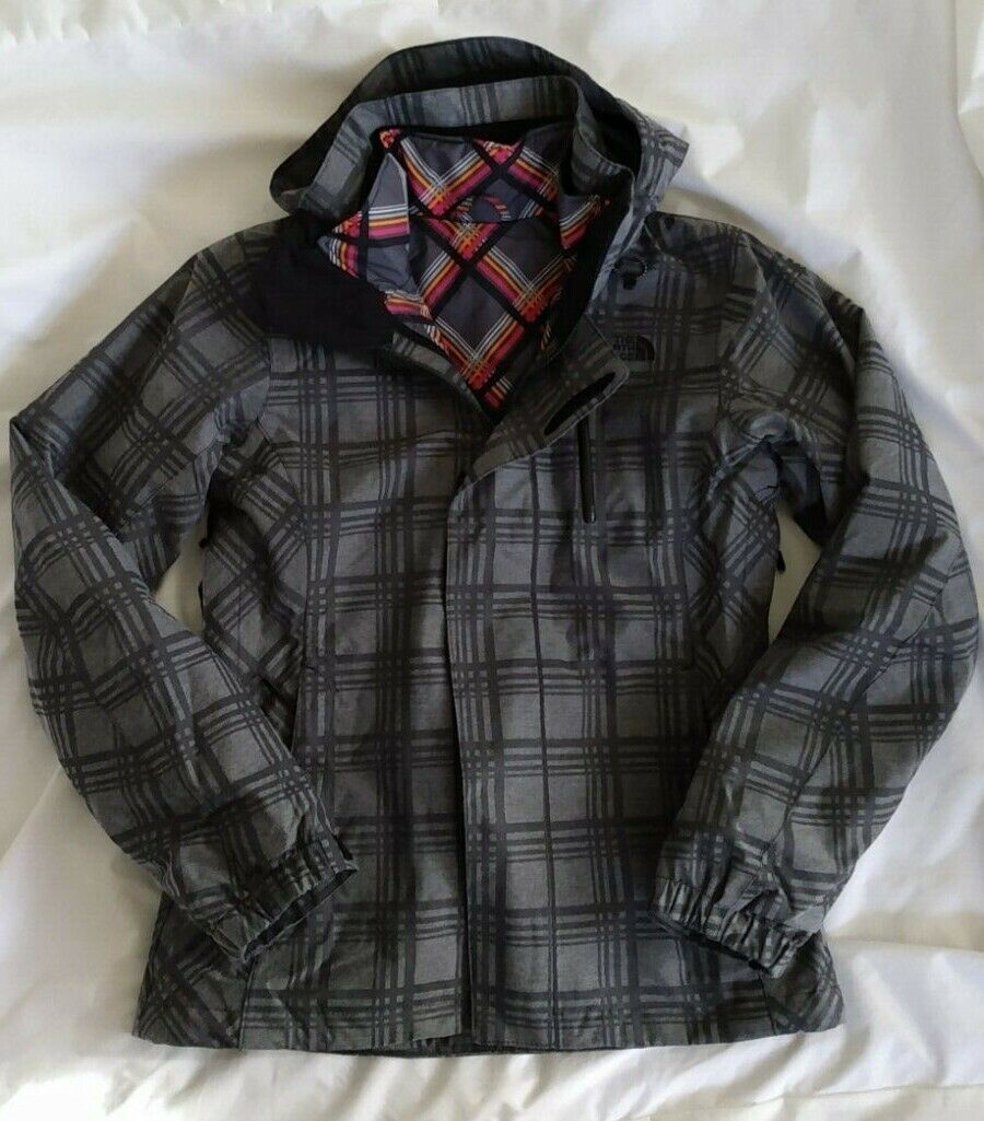 【ファッション好きが選ぶ人気ブランドランキング】 Face North The HyVent Snowboard Ski Plaid Gray Womens 1 in 3 その他