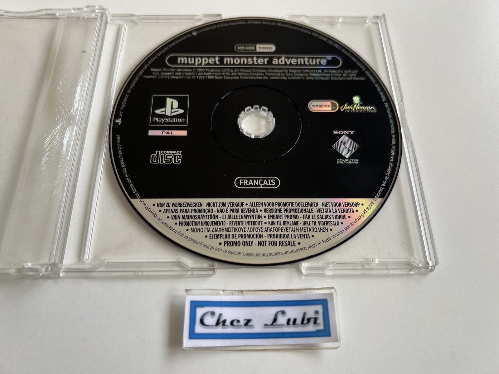 Muppet Monster Adventure - Promo Press - Sony PlayStation PS1 - PAL FR