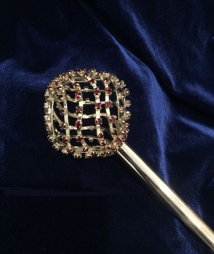 Scettro strass trasparenti cristallo.Argento/Oro/Rosso Oro.Scegli il tuo colore! - Foto 12 di 14