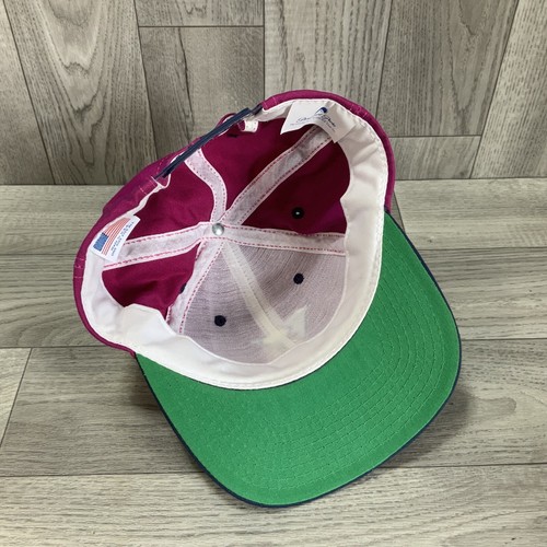 Yogi Bear Hat Snapback Plum Color USA Made Paramount Parks NOS Vtg - Picture 8 of 11