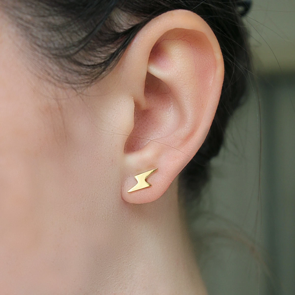 Big lightning hotsell bolt earrings
