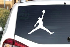 Air Jordan Jumpman  - CNC cut Decal Vinyl Sticker -Pic from multi colors! O651
