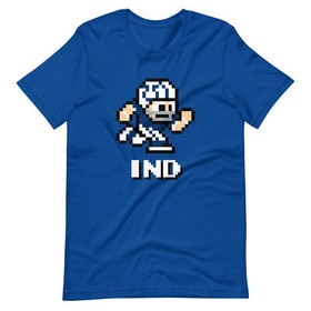 Indianapolis Colts NES Football Player 8-bit Tecmo Super Bowl Nintendo T-Shirt